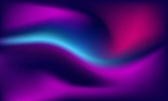 Digital Smooth Fluid Gradient Background with Neon Glow Wallpaper vector