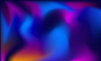 Vibrant Digital Fluid Gradient Background with Neon Glow vector