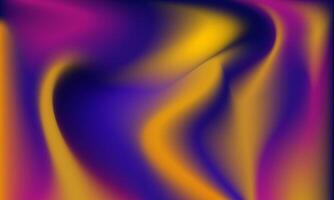 Modern Futuristic Abstract Design in Pink, Blue, and Yellow Mesh Gradient Background Wallpaper vector