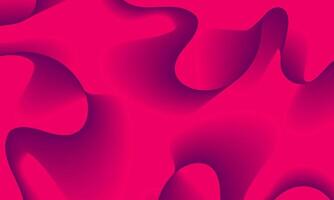 Abstract pink and purple flowing gradient background vector