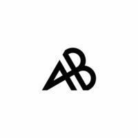 Monogram logo with initials BA. This logo is suitable for use in business and consulting, accounting and finance and others. vector