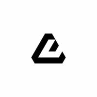 Monogram logo with initials AL. Modern, unique and sophisticated logo. vector