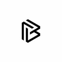 A modern monogram logo with the initials FB. vector