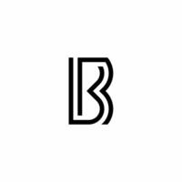 Monogram logo with initials BR. Simple, luxurious, and elegant logo. This logo is suitable for use in the beauty and fashion, apparel, jewelry, cosmetics, etc. business fields. vector