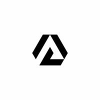 Monogram logo with initials AP. Modern, unique and sophisticated logo. vector