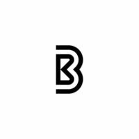Monogram logo with initials 3B Modern, unique and elegant style logo. This logo is suitable for use in business and consulting, accounting and finance and others. vector
