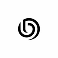 Monogram logo with initials bD. Modern, unique and elegant style logo. This logo is suitable for use in business and consulting, accounting and finance and others. vector