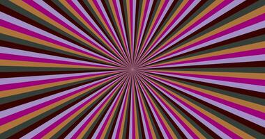 Abstract colorful starburst background design - seamless loop video