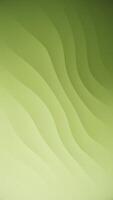 Smooth color gradient background in earthy green color tones with a repeating pattern of flowing wavy lines. This fresh organic abstract background design is full HD and looping. Vertical animation. video