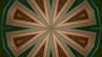 Psychedelic hypnotic digital kaleidoscopic motion background. Abstract dark fractal Animation. retro rotation motion. video