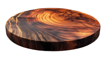 Showcase Wooden Slice Background, Perfect for Product Displays, Transparent Mockup, Ideal for Graphic Design Projects, High-Resolution Image. png