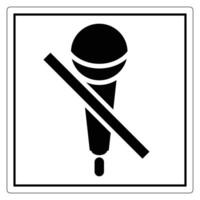 Symbol Do not record,Do not use Microphone icon,Speaker symbol vector