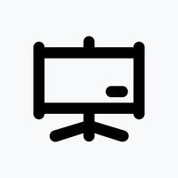 Presentation Icon. Business Icon. Perfect for website mobile app presentation and any other projects. Icon design flat style vector