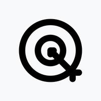 Target Icon. Business Icon. Perfect for website mobile app presentation and any other projects. Icon design flat style vector