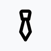 Tie Icon. Business Icon. Perfect for website mobile app presentation and any other projects. Icon design flat style vector