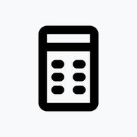Calculator Icon. Business Icon. Perfect for website mobile app presentation and any other projects. Icon design flat style vector