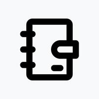 Note Icon. Business Icon. Perfect for website mobile app presentation and any other projects. Icon design flat style vector