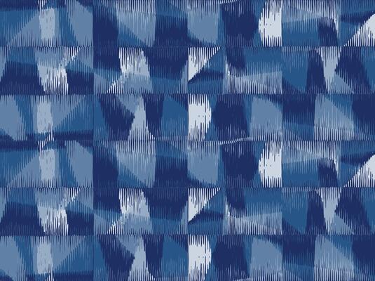 Hand drawn brush lines abstract geometric ikat pattern, Japanese, ethnic wood carving, engraving, weaving texture background, simple graphic for textile, carpet,