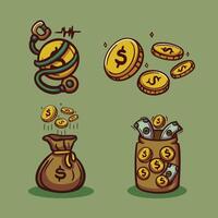 Illustration of Financial Saving Money Concepts vector