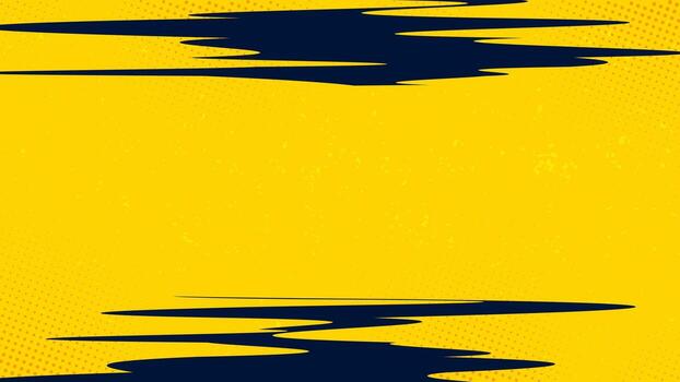 amarillo antecedentes con trama de semitonos puntos y oscuro bandas en ambos parte superior y abajo. vector