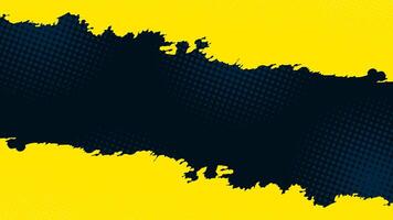 Yellow background with dark diagonal stripes across it and non-contrast halftone dots. vector