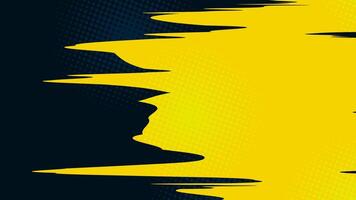 Background of contrasting stripes of dark and yellow with non-distinctive halftone dots. vector