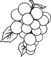 A Cluster Of Shiny White Grapes With Leaves Isolated On White Background vector