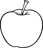 A Single Pink Apple Illustration Simple Design Clean Background vector