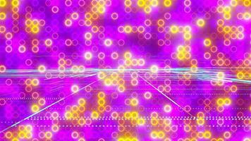 Abstract digital background with lines and dots video