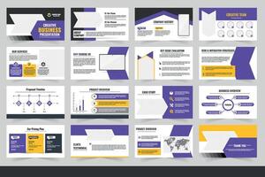 Crisp Creative Business Presentation Designs for Professional Use, Business presentation template design, vector