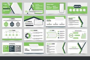 Business Presentation Template for Professional and Creative Projects With Editable Elements, Business presentation template design, vector