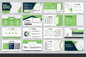 Creative Business Presentation Templates for Professional Use Without Branding, Business presentation template design, vector