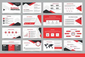 Business presentation template design, Modern Business Proposal Template for Effective Presentations and Client Engagement vector