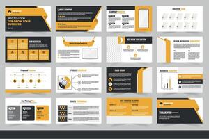 Modern Business Presentation Design With Colorful Graphics and Layout for Effective Communication, Business presentation template design, vector