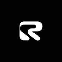 abstract initial letter R logo design template. icons for business of luxury, elegant, simple. vector