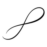 Flowing Infinity Symbol, Eternal Connection, Limitless Possibilities vector