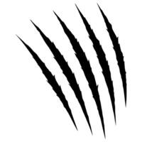 Ripped Surface Sharp Claw Marks, Animal Scratch vector