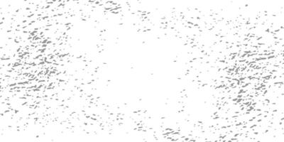 Background with grey grunge grainy texture forming decorative border. Damaged texture overlay effect. vector
