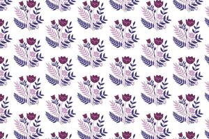 flower stem inspired sketch tile pattern with one line botanical art for textile wrapping card backgrounds and surface prints vector