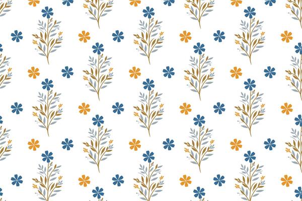 seamless pattern design with botanical flower illustrations modern leaf graphics and abstract nature textures perfect for contemporary textile prints and fashion fabrics