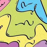 an abstract art image that is irregular with lines that are in harmony with harmonious coloring vector