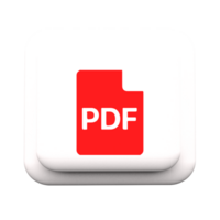 Pdf file icon on White button png
