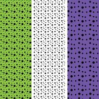 simple black polka dot pattern background vector