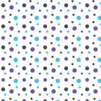 playful polka dot colorful pattern design vector