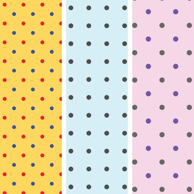 collection of bold polka dot seamless pattern collection