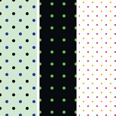 Set of Polka Dot Seamless Pattern Design 143.eps