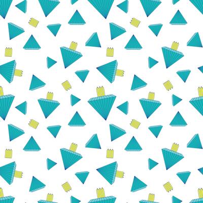Game gems. Game blue crystals seamless pattern, on white background. Game Vibe. Winner, excitement of the game.