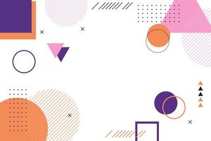 Modern abstract geometric background vector