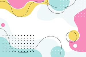 Artistic with colorful elements vector