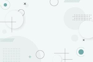 Minimal shape background design vector